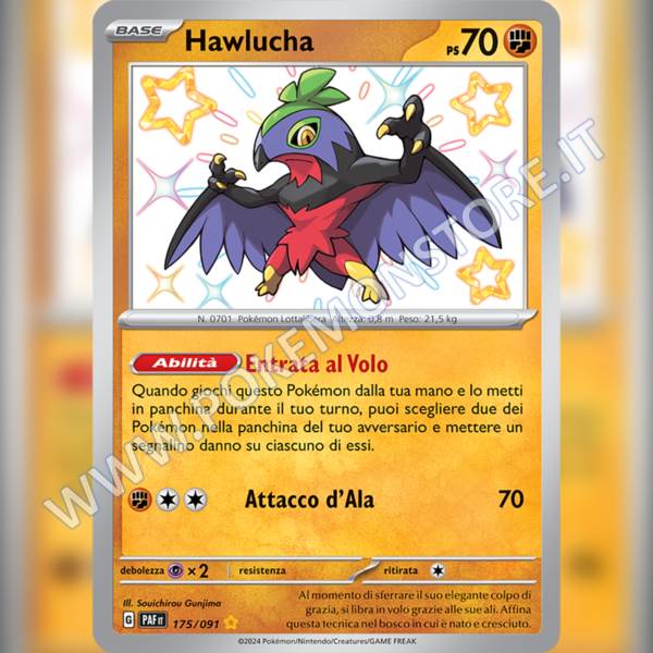 175/091 Hawlucha Shiny | Destino di Paldea