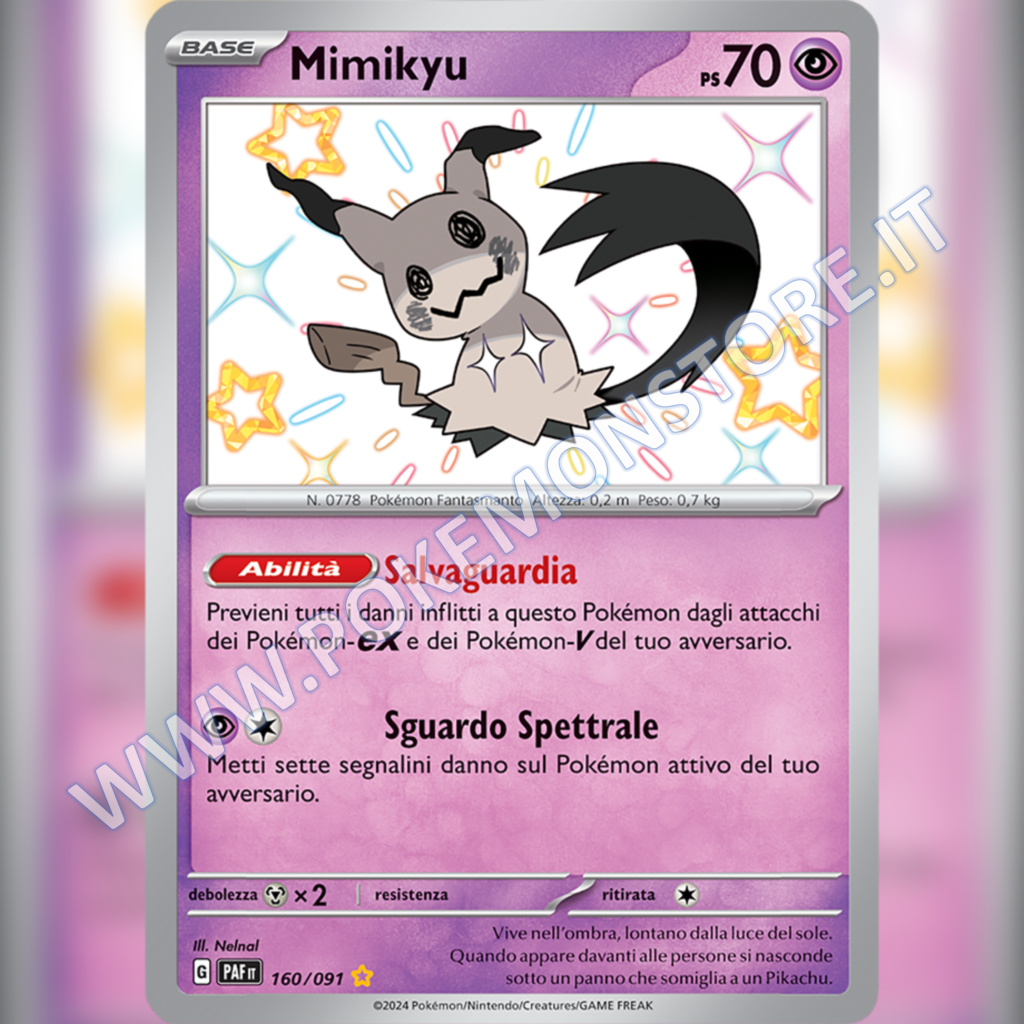 160/091 Mimikyu Shiny | Destino di Paldea